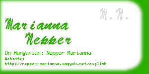 marianna nepper business card